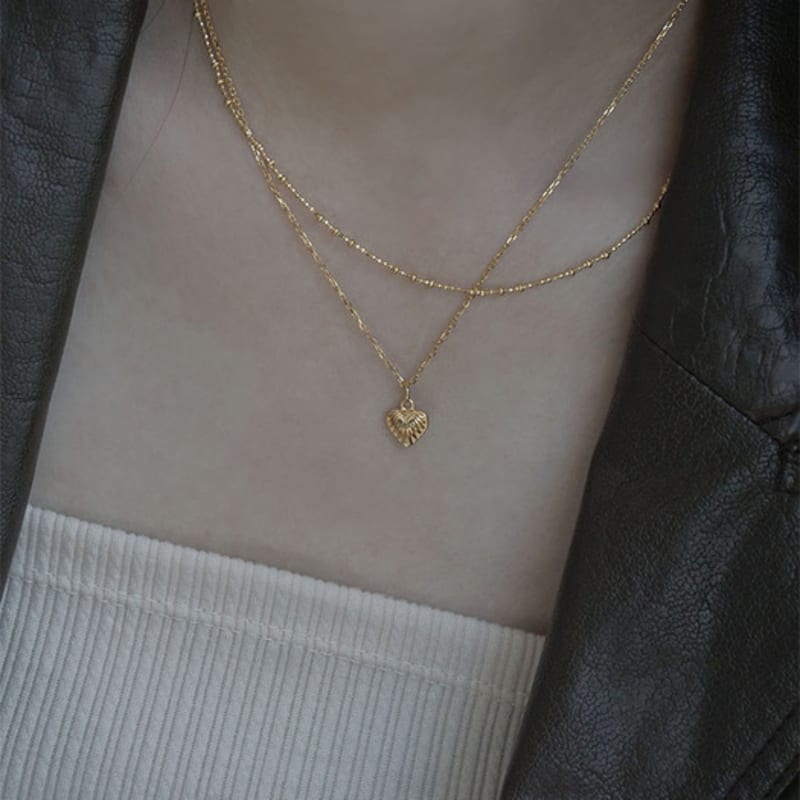 Youngglow Silver925 Ball Chain Necklace (2color)