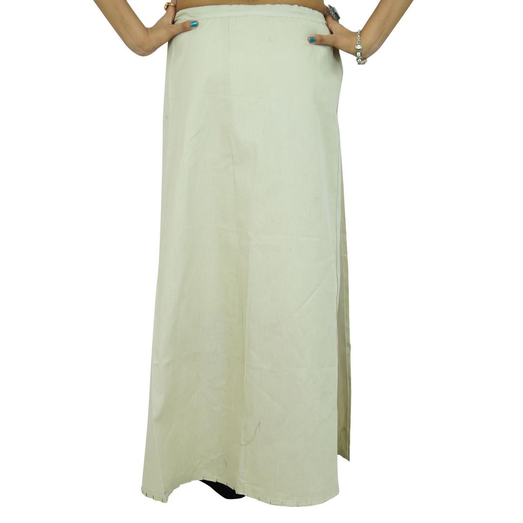 Solide Petticoat Unterrock Bollywood Indianer Frauen Kleidung Baumwolle Futter für