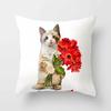 Cartoon Katze Tier Sofa Dekorative Kissenhülle Kissen Kissenbezug Polyester 45*45 Zierkissen Heimdeko Kissenbezug