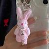 Cute Cartoon Rabbit/Bear Keychain Women's Bag Wallet Purse Pendant Charm Fun and Unique Accessory for Phone Bags Keys