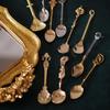 Retro Tableware Zinc Zinc Zinc Alloy Kitchen Tools Tea Spoon Dessert Spoon Sugar Spoon Coffee Spoon