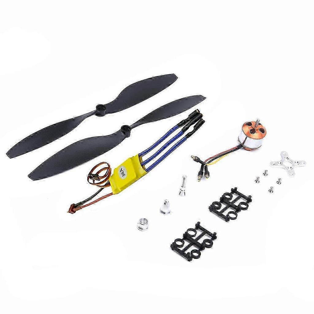 RC 2212 1000KV Brushless Motor+30A ESC Electric Speed Controller+1045 Propeller Kit for RC Multicop 26-27s