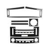 Air Vent AC & CD Panel Cover Trim Carbon Fiber For Lexus IS250 IS350 2014-2018