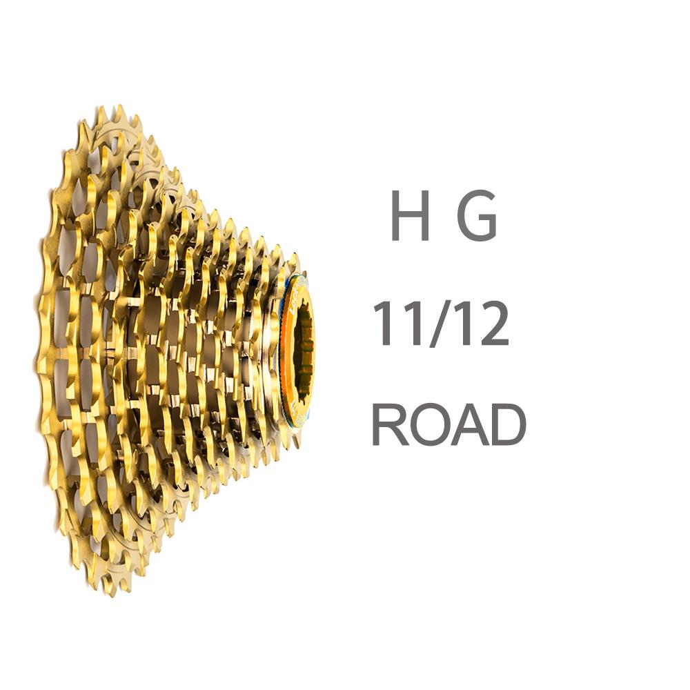 ZTTO Ultralight Road Bike Cassette 11s 12s 11-28/30/32/34/36T HG Freewheel Gold 11 12 Speed 34T ULT Gravel Sprocket 11v 12v K7