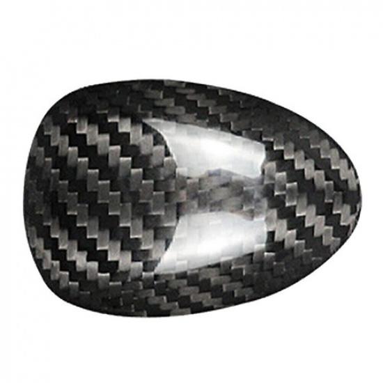 Carbon Fiber Black Gear Shift Knob Cover Trim For Cadillac ATS 2013-2019 2014 15