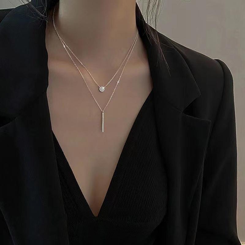 

Модні довгі підвіски для жінок, прості регульовані ланцюжки на ключицю, ювелірні аксесуари класу люкс для светра, подарунки