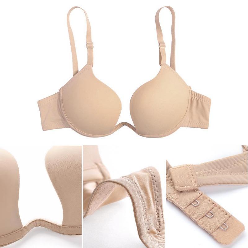 Invisible U-Shaped Seamless Bridal Bra Clear Lifted Support To Prevent Sagging