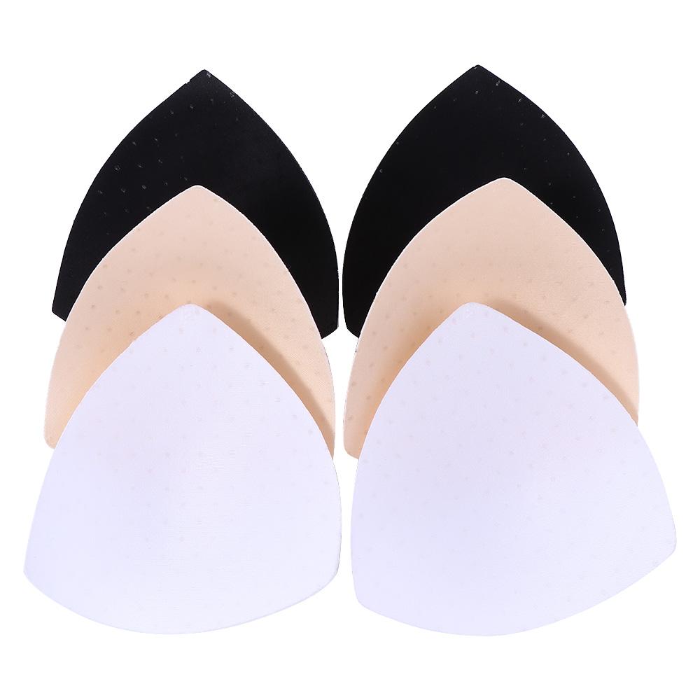 Push Up Inserts Cups Breast Bra Sponge Bra Pads Inserts Chest Women Chest Cups Thin Chest Pads