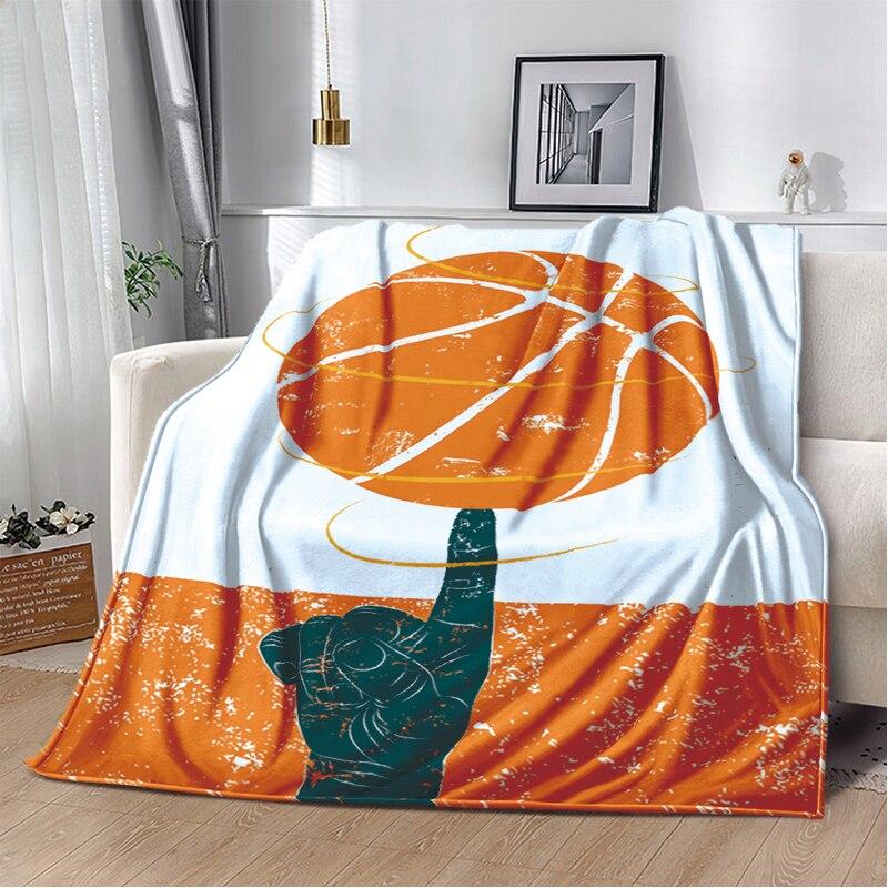 Fashion Basketball Blanket Custom Lightweight Thermal Insulation Blanket Sofa Blanket Bed Office  Blankets for Beds