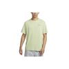 T Shirts Men's Green Crew Neck Moderate Straight Fit FV3972-343