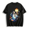 Warm Lantern Mother And Child Chinese Style Printed Family Wear Pure Cotton T-shirt