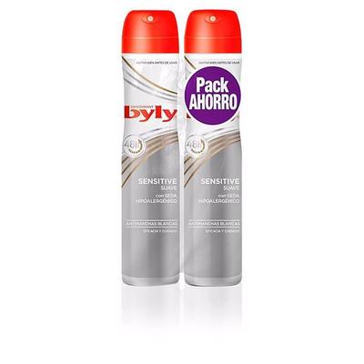 BYLY SENSITIVE DEODORANT Spray Lot 2 Pcs