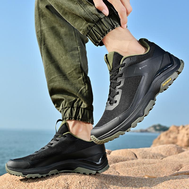 Nové GTX outdoorové nepromokavé boty turistické turistické boty pánské běžecké boty protiskluzové a odolné proti opotřebení terénní boty pánské