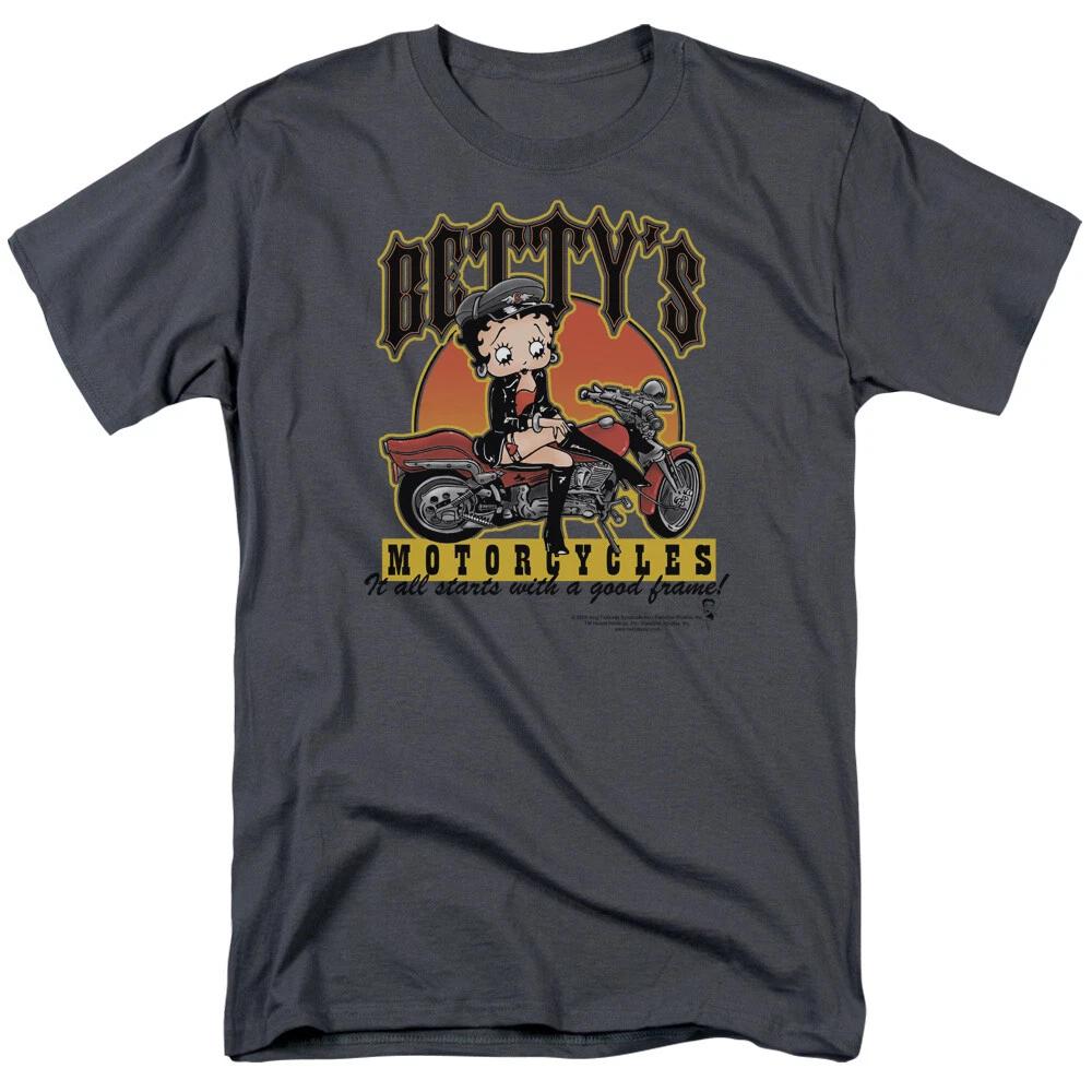 

Betty Boop Betty s Motorcycles T-Shirt - Regular or Tank - to 6X 4XL