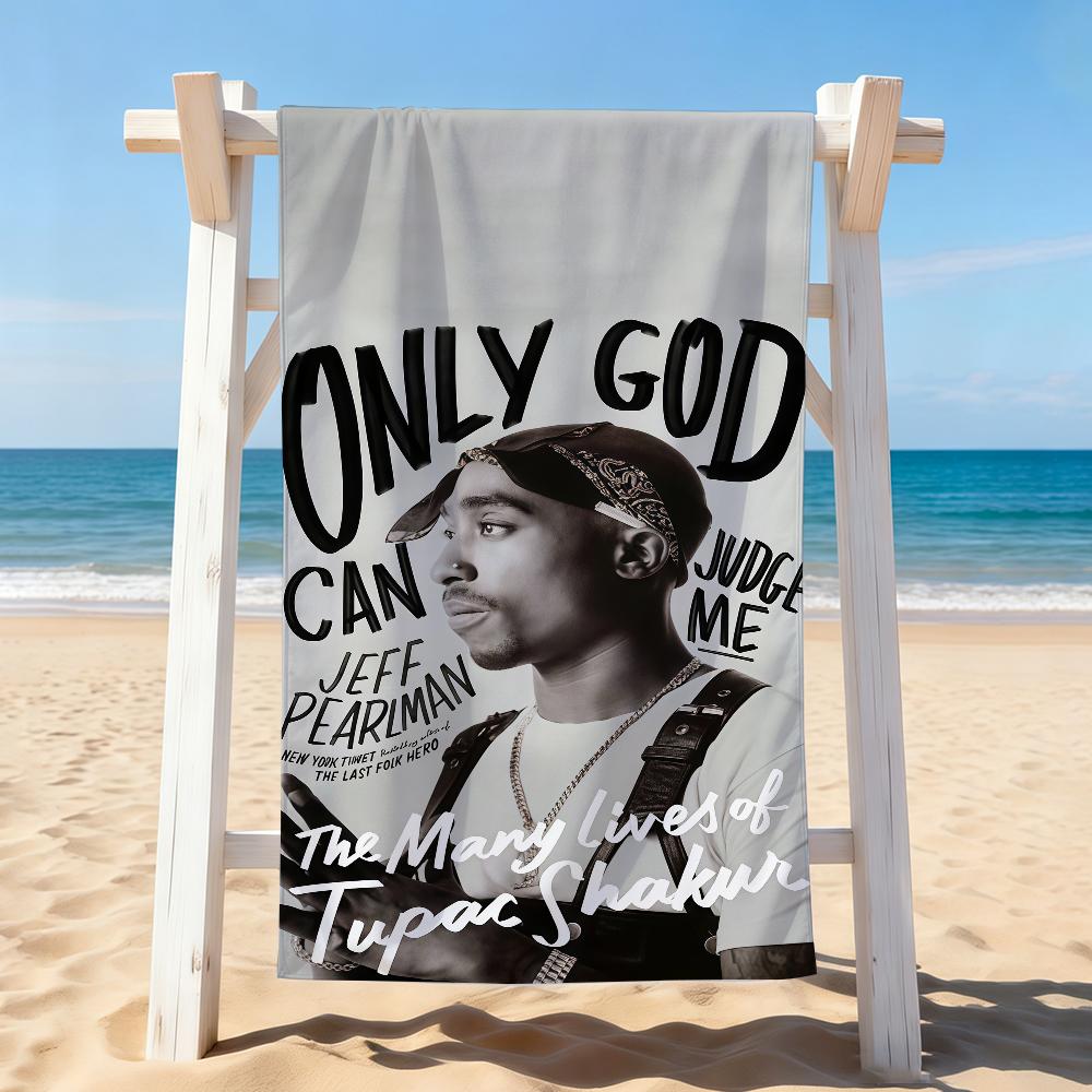 Singer 2pac Tupac Shakur Towel Drying Bath Towel Applicable To Light Swimming Camping Yoga Beach Out
