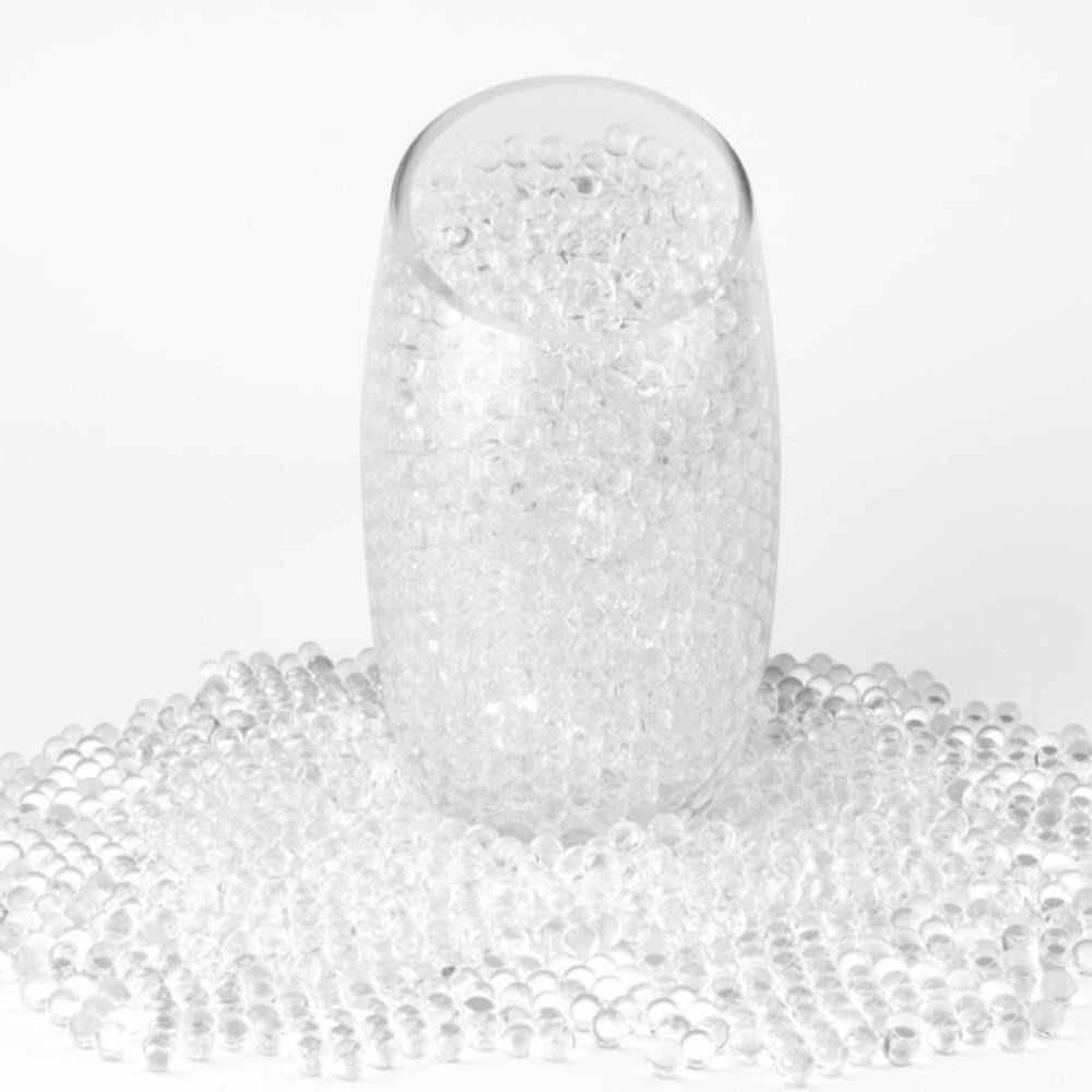 20k Pcs Waterproof Clear Vase Beads Round Shape Floral Decor Beads New Vase Filler Beads  Home Decor
