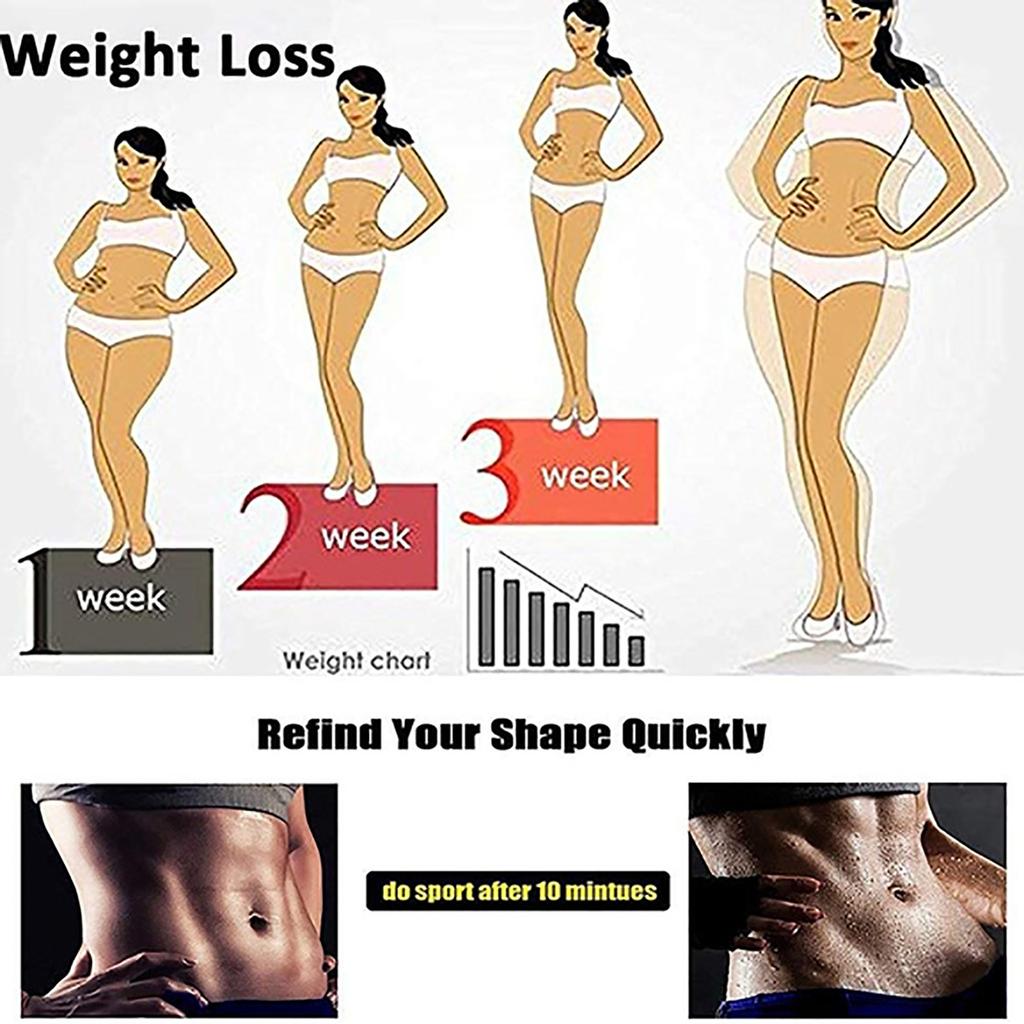 Newest Women Sweating Elastic Waist Trainer Tummy Control Fitness Leggings Shorts