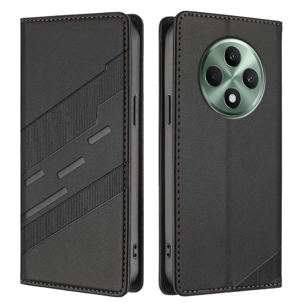 For Oppo Reno12 F 5G Phone Cases Punk Style Imprinted Wallet Stand Leather Cover