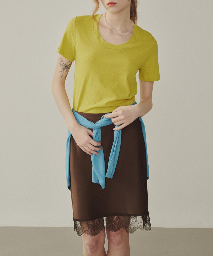 Melly And Rose Rose Lace Satin Skirt (314809)