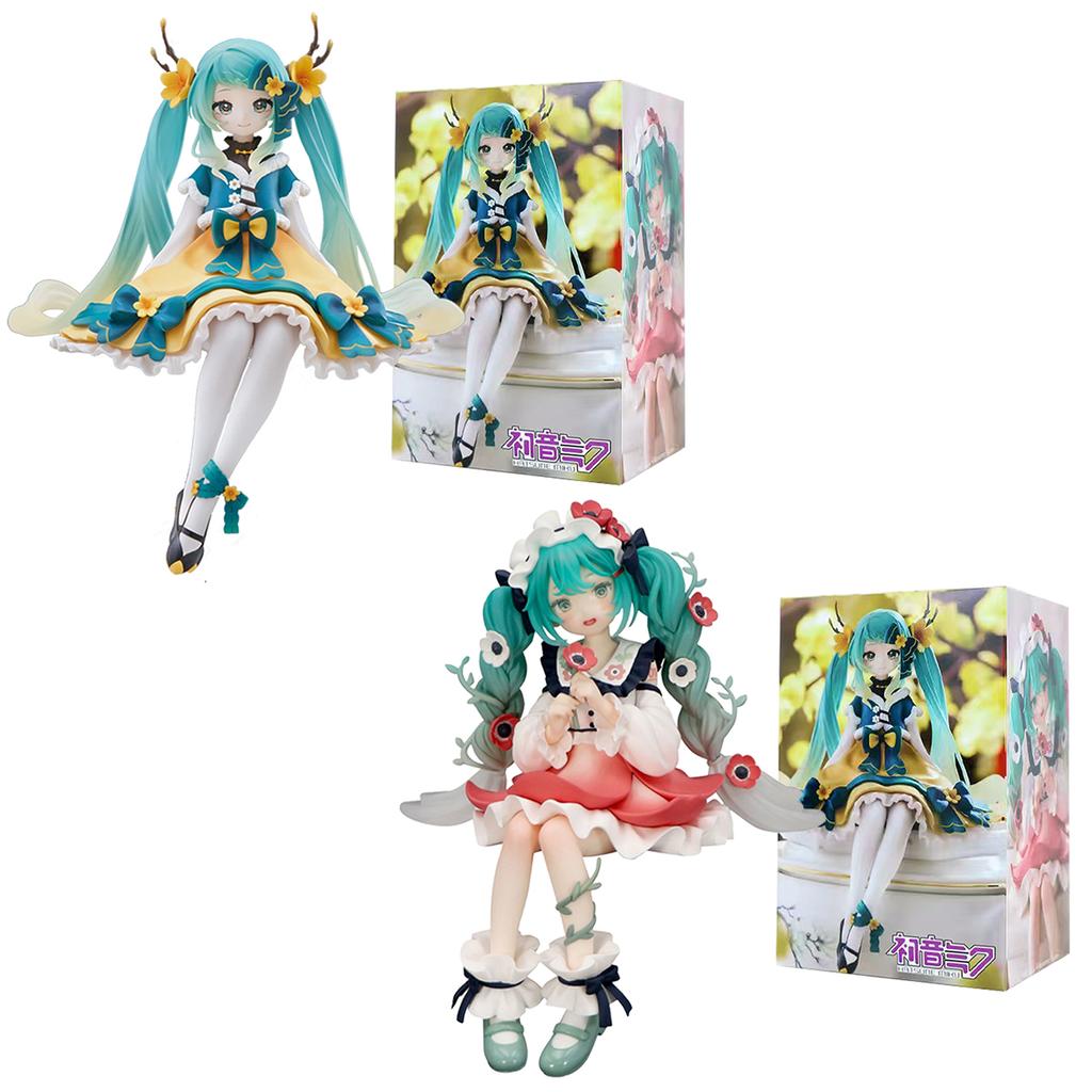 Hatsune Miku Anime Figure Toys Flower Fairy Collection Series MIKU Cute Cartoon PVC Action Figurine Model Doll Kid Birthday Gift