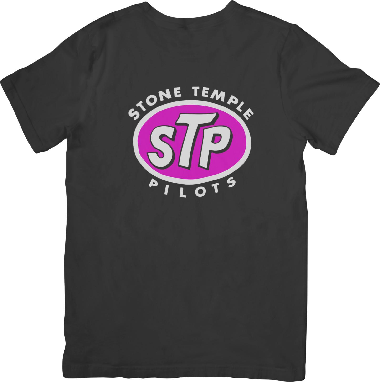 Stone Temple Pilots Music Unisex for Men  Women Quality Cotton T-Shirt Black M