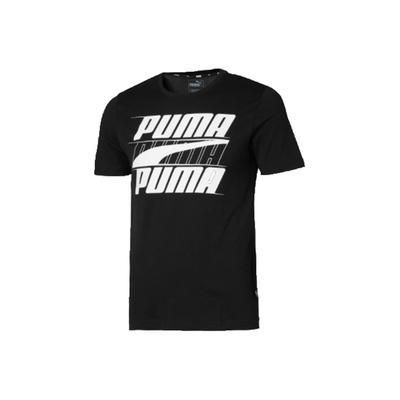 Rebel Basic Short Sleeve Crew Neck T-Shirt Men Tops Black 844137-01