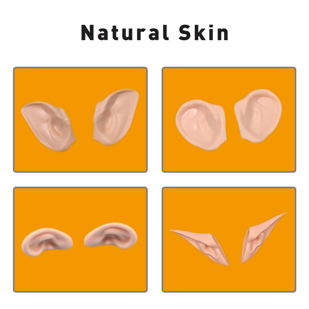 DBS Blyth Puppe Ohr Menschliche Ohren, Elfenohren Mit Ton befestigt, kein Schneiden erforderlich Weiße Haut, Bräunliche Haut, Dunkle Haut, Natürliche Haut