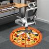 1pc Pizza Slice Office Round Area Rug, Under Office Chairs Bedroom Living Room Home Decor, Room Deco, Available In Various Sizes