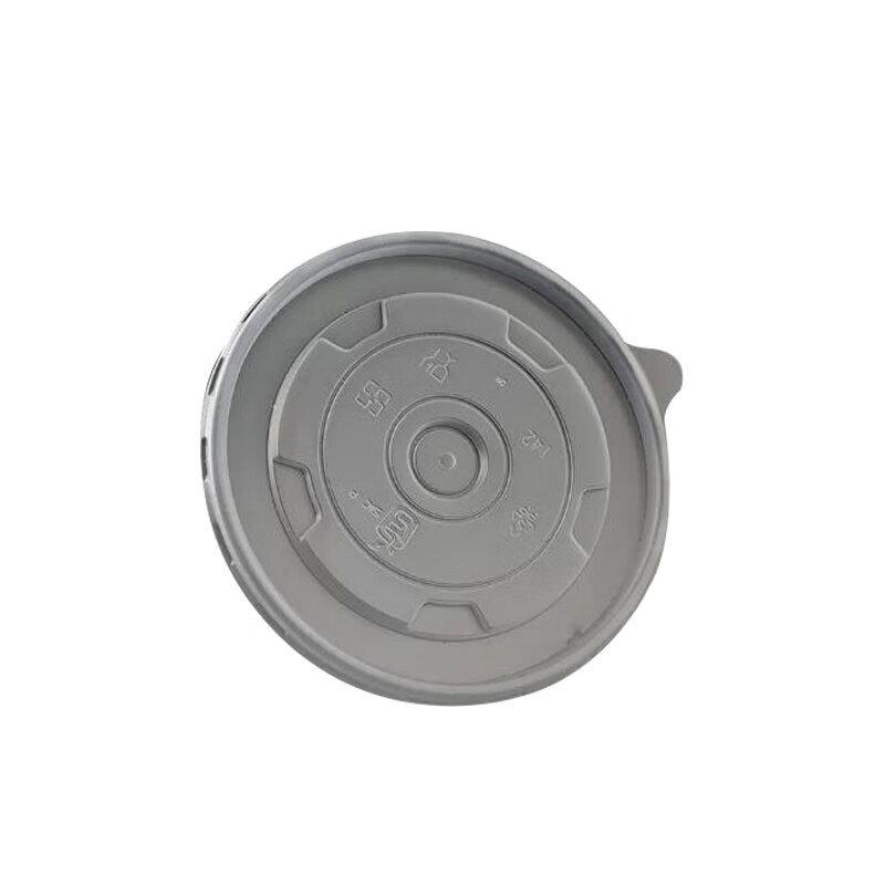 Homeglen Disposable Kraft Paper Takeout Bowls with Plastic Lids