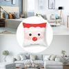 Merry Christmas Red Art Pillow Case  Plush Fabric Soft  Pillowcase Double Sided Print Cushion Cover Household Gifts