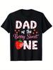 Dad of the Berry Sweet One Strawberry T-shirt