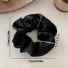 Elastice Elegante din Satin pentru Păr pentru Femei - Moi, Imită Mătasea, Design Minimalist, Perfecte pentru Petreceri și Sărbători, Culoare Uni, Elastice de Păr