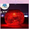 Creative Solar Led Sun Jar Lawn Light Shimmering Silver Outdoor Garden Illumination