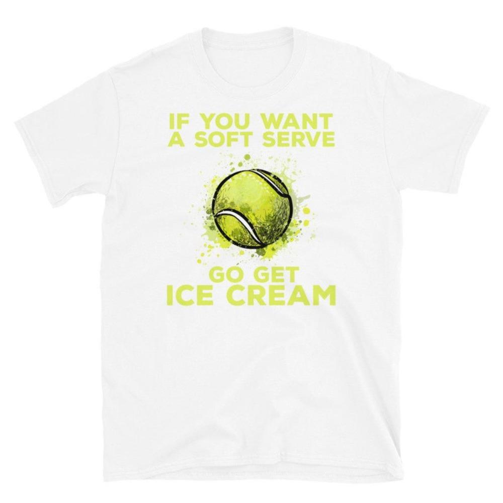 Divertente Maglietta da Tennis Maglietta per Amante del Tennis Maglietta da Giocatore di Tennis Uomo Donna Universale Moda Casual Girocollo Maglietta Estiva Cotone Top