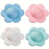 1PC Silicone Hair Catcher Drain Cover No Electricity Needed with Suction Cup Plastic Hair Blocker for Bathtub and Shower