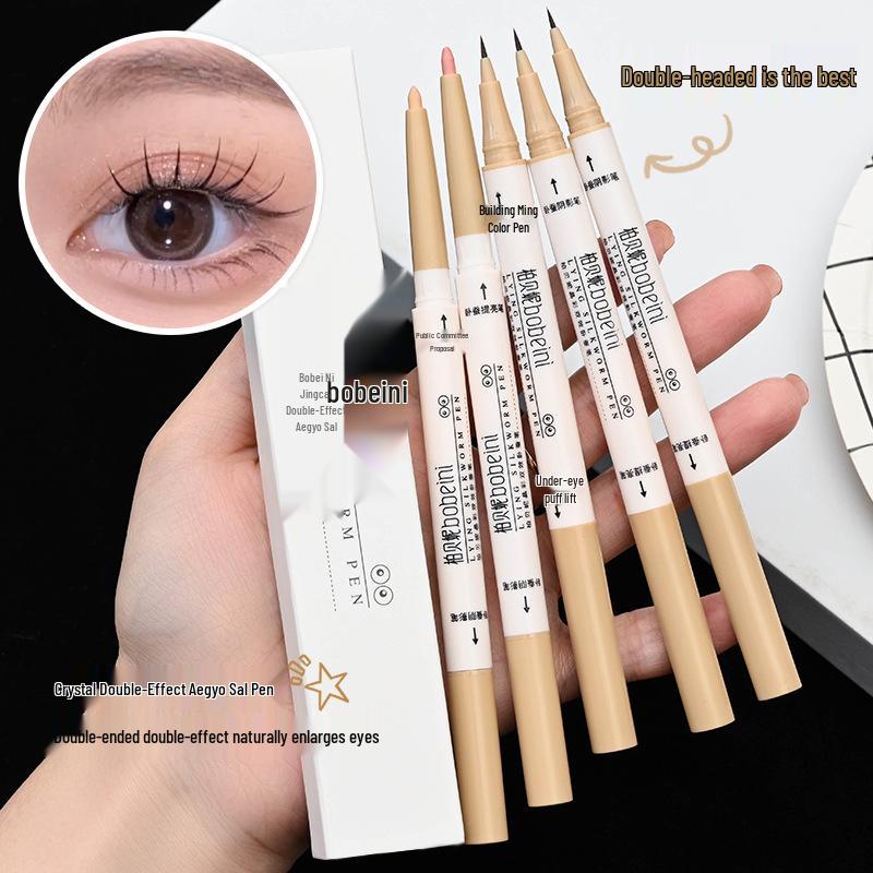 

Crystal Dual-Ended Under-Eye Shadow & Matte Eyelid Highlighter Pen 2g