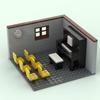 Street View Corner Room Bar Kitchen Scene Diy Assembly Holiday Gift Ornament Building Block