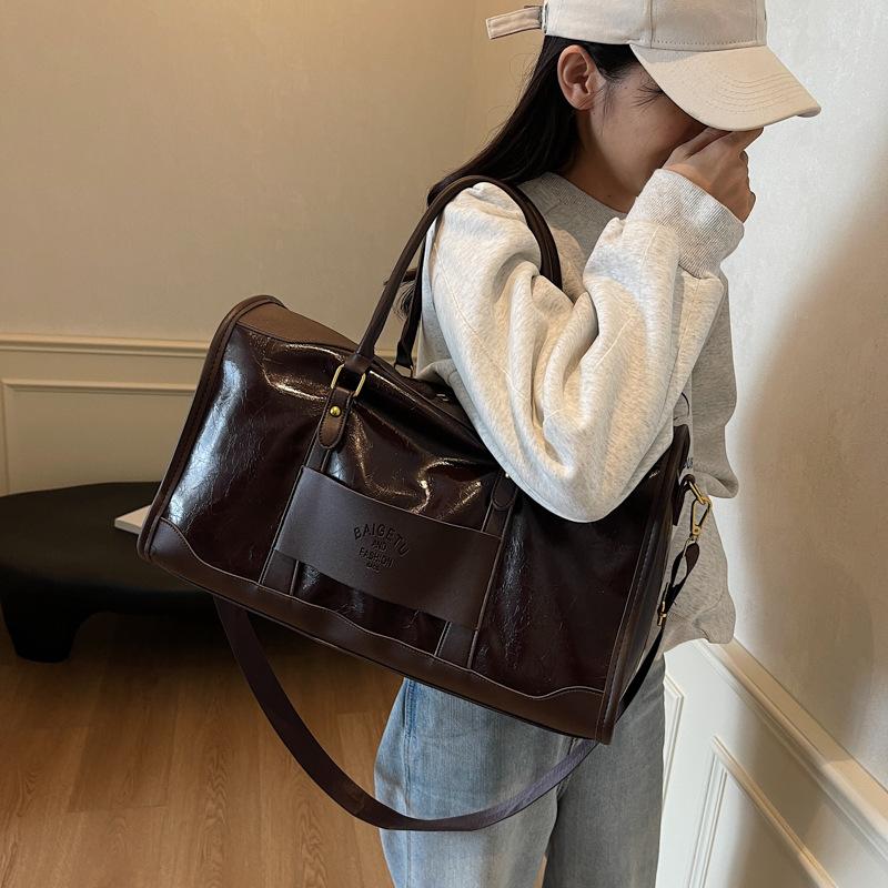 Hand-held Travel Bag Water-proof Portable Dry and Wet Separation Fashionable and Atmospheric Pull-up Gym Bag