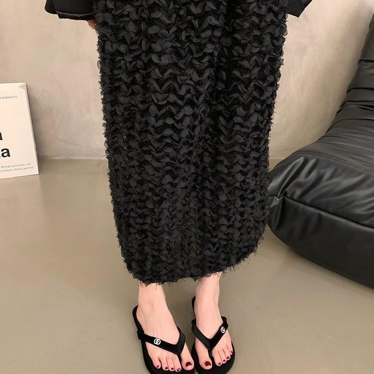 

Модные Роскошные Бархатные Женские Тапочки Шлепанцы Дизайнерские Велюровые Тапочки Женские Модные Плоские Вьетнамки Летняя Обувь 40 чёрный