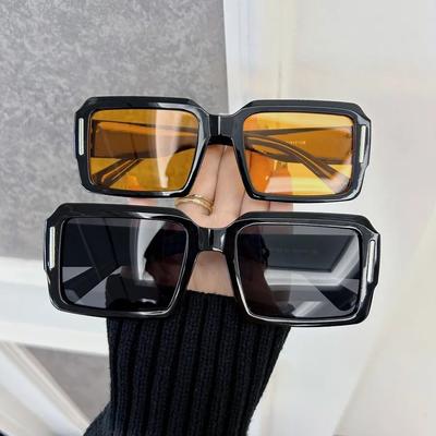 Occhiali da Sole Quadrati alla Moda per Donna Uomo Occhiali da Sole Vintage Neri Occhi di Gatto Retrò Occhiali da Sole per Donna Uomo