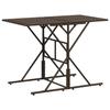 VidaXL Ensemble à manger de jardin et coussins 7 pcs marron rotin, ensemble à manger d'extérieur, meuble à manger de jardin, 369010