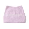 Autumn and winter new solid color cat ear angora long rabbit hair with small sequins warm wool hat knitted hat