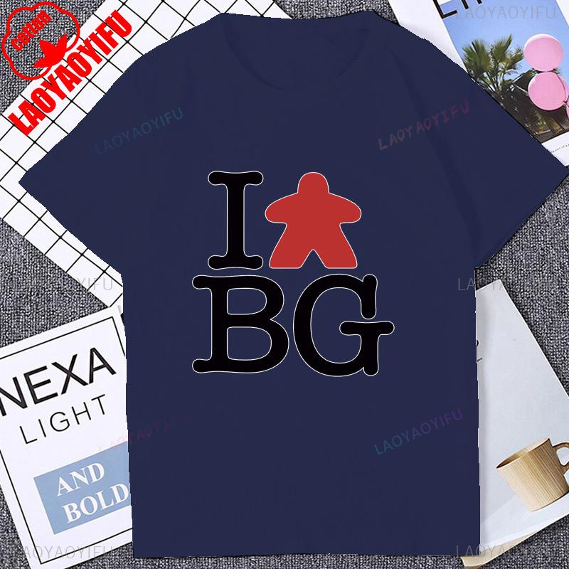 Power To The Meeple Funny Board Game Tshirt Casual Fashion Hip Hop Cotton Man T Shirt Breathe Summer Style Y2K Women T-shirt