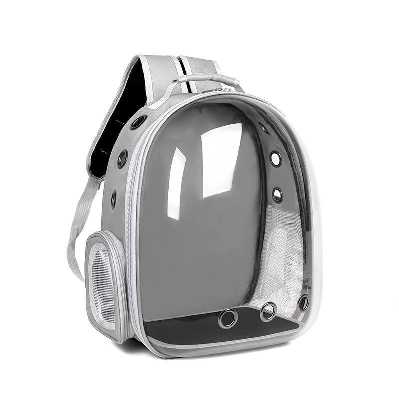 1Pc Panoramic Transparent Space Capsule Pet Backpack Breathable Cat Carrier Travel Bag