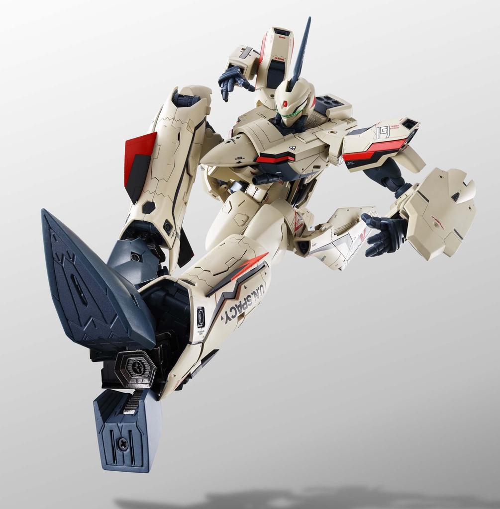 TAMASHII NATIONS DX Chogokin Macross Plus Full Set Approximately and Movable Figure YF-19 Pack, 250mm, Die-cast, ABS, PVC, Pre-painted