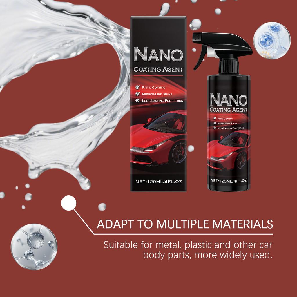 Nano Coating Agent  Car Paint Care  Mirror Gloss Waterproofing Agent 120ml