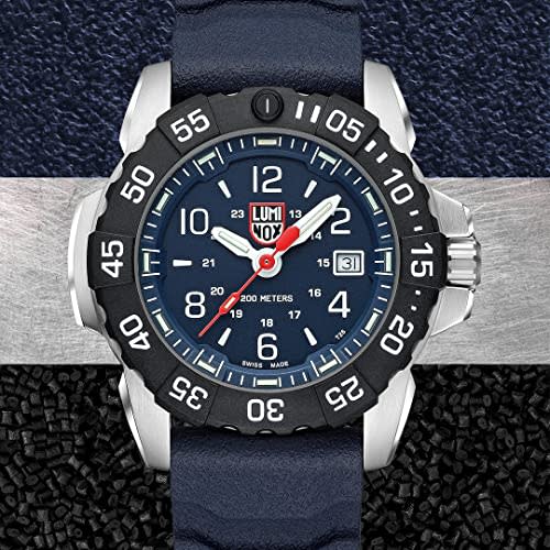 Luminox SEA SERIES 3253.CB Liberta Dive Watch, Men's, Navy Blue