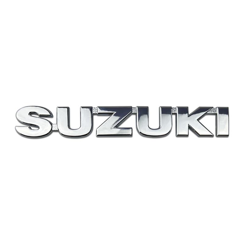 3D Badge Steering Wheel Sticker Car Front Emblem Rear Trunk Logo For SUZUKI Swift Metal Alloy Modified Letter Decoration