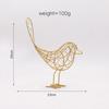 Nordic Pastoral Wrought Iron Bird Ornaments Simple Style Creative Metal Crafts for Home Decor Gifts for Furnishings