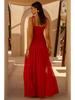 2026 Spring Women's Sleeveless Pleated Mesh Dress with Spaghetti Straps